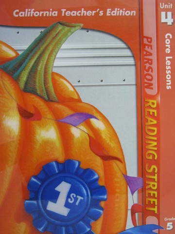 (image for) Reading Street 5.4 Core Lessons California TE (CA)(TE)(Spiral)