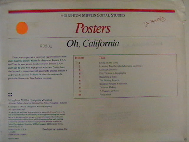 (image for) Oh, California Posters (Pk)