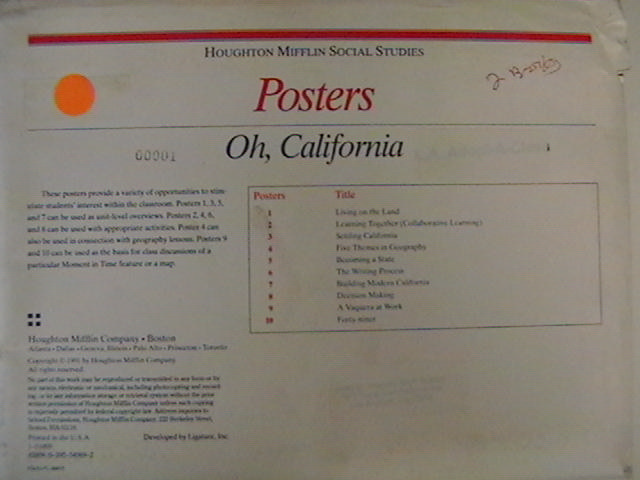 (image for) Oh, California Posters (Pk)
