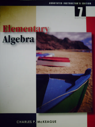 (image for) Elementary Algebra 7th Edition AIE (TE)(H) by McKeague
