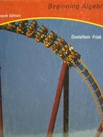 (image for) Beginning Algebra 7th Edition (H) by Gustafson & Frisk