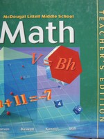 (image for) Middle School Math Course 3 TE (TE)(H) by Larson, Boswell,
