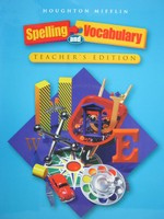 (image for) Spelling & Vocabulary 4 TE (TE)(Spiral) by Templeton, Bear,