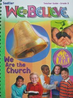 We Believe Grade 3 We Are the Church TG (TE)(Spiral) (image for) We Believe Grade 3 We Are the Church TG (TE)(Spiral)