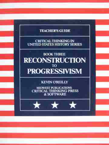 (image for) Reconstruction to Progressivism TG (TE)(P) by Kevin O'Reilly