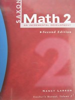 (image for) Saxon Math 2 2nd Edition TM Volume 2 (TE)(Binder) by Larson