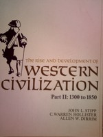 (image for) Rise & Development of Western Civilization Part 2 (P) by Stepp,