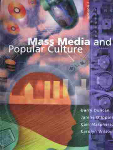 (image for) Mass Media & Popular Culture Version 2 (H) by Duncan, D'lppolito,