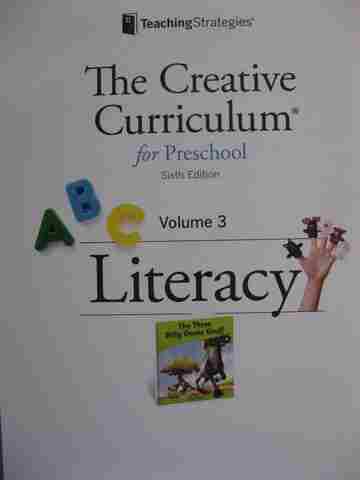 (image for) Creative Curriculum for Preschool 6th Edition Volume 3 Literacy (P) by Heroman,