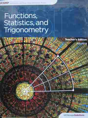 (image for) UCSMP Functions Statistics & Trigonometry TE Volume 2 (H) by McConnell,