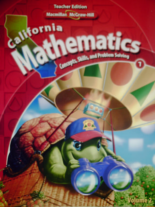 (image for) California Mathematics 1 TE Volume 2 (CA)(TE)(Spiral) by Day,