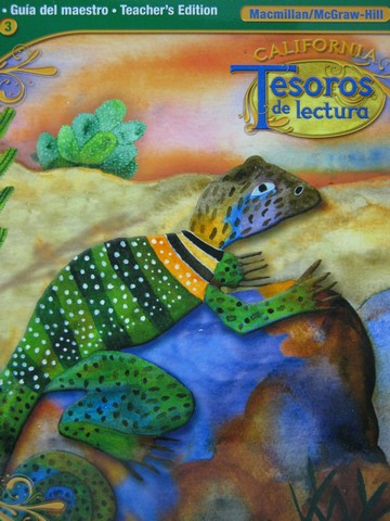 (image for) Tesoros de Lectura Grado 4 Unidad 3 TE (CA)(TE)(Spiral)