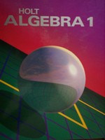 (image for) Holt Algebra 1 (H) by Nichols, Edwards, Garland, Hoffman,