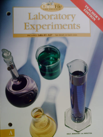 (image for) ChemFile Lab Program A Lab Experiments TE (TE)(P)