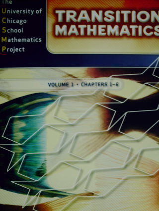 (image for) UCSMP Transition Mathematics Volume 1 (H) by Viktora, Cheung,