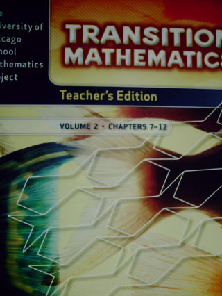 (image for) UCSMP Transition Mathematics Volume 2 TE (TE)(H) by Viktora,