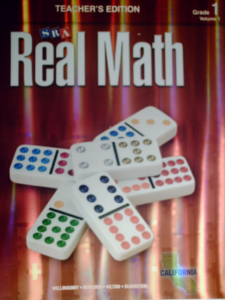 (image for) SRA Real Math 1 TE Volume 1 (CA)(TE)(Spiral) by Willoughby,