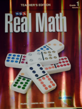 (image for) SRA Real Math 1 TE Volume 2 (CA)(TE)(Spiral) by Willoughby,