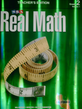 (image for) SRA Real Math 2 TE Volume 1 (CA)(TE)(Spiral) by Willoughby,