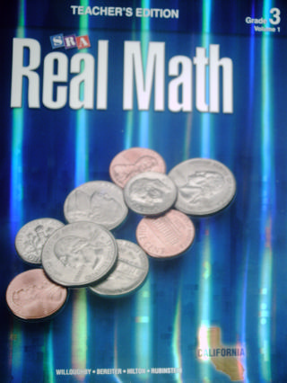 (image for) SRA Real Math 3 TE Volume 1 (CA)(TE)(Spiral) by Willoughby,