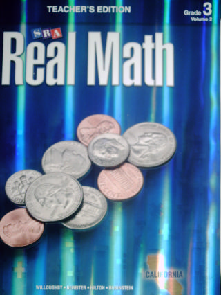 (image for) SRA Real Math 3 TE Volume 2 (CA)(TE)(Spiral) by Willoughby,