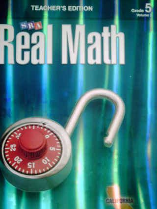 (image for) SRA Real Math 5 TE Volume 2 (CA)(TE)(Spiral) by Willoughby,