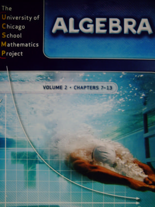 (image for) UCSMP Algebra Volume 2 (H) by Brown, Breunlin, Wiltjer, Degner,