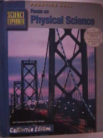 (image for) Focus on Physical Science (CA)(H) by Frank, Kahan, Little,