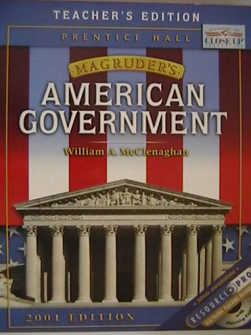 (image for) Magruder's American Government 2001 TE (TE)(H) by McClenaghan
