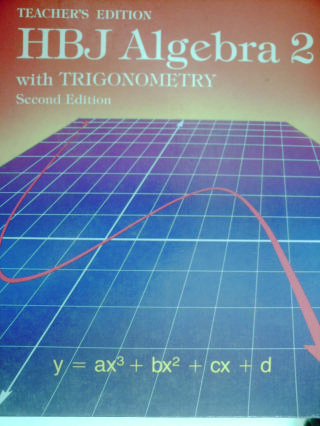 (image for) HBJ Algebra 2 with Trigonometry 2nd Edition TE (TE)(H)
