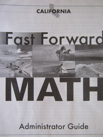 (image for) Fast Forward Math Administrator Guide (CA)(P)