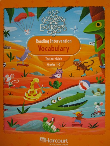 (image for) California Excursions Grades 1-3 Vocabulary TG (CA)(TE)(Spiral)