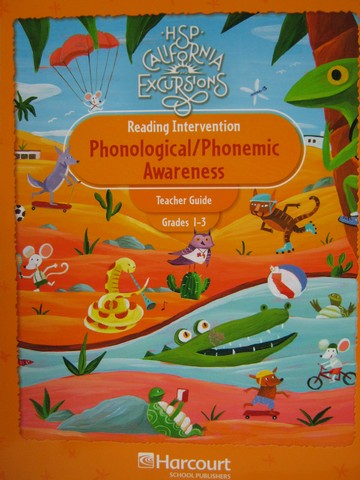 (image for) California Excursions Grades 1-3 Phonological (CA)(TE)(Spiral)