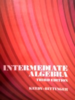(image for) Intermediate Algebra 3rd Edition (P) by Keedy & Bittinger