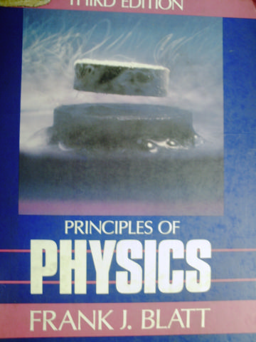 (image for) Principles of Physics 3rd Edition (H) by Frank J Blatt - Click Image to Close