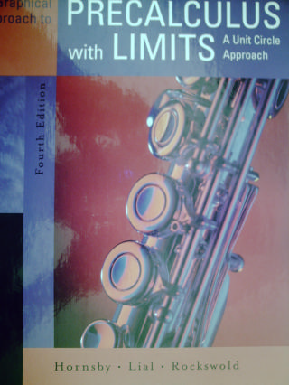 (image for) Precalculus with Limits 4th Edition (H) by Hornsby, Lial,