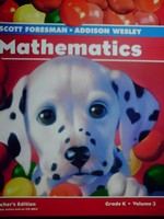 (image for) Mathematics K TE Volume 3 (TE)(Spiral) by Charles, Crown,