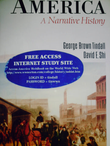 (image for) America A Narrative History 4th Edition (H) by Tindall & Shi