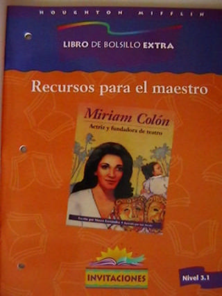 (image for) Miriam Colon Recursos para el maestro (TE)(P)