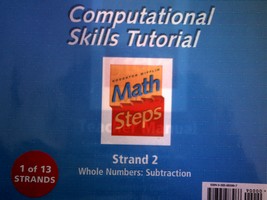 (image for) Math Steps Strand 2 Computational Skills Tutorial (Pk)