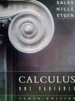 (image for) Calculus One Variable 10th Edition (H) by Salas, Hille, & Etgen