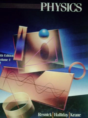 (image for) Physics 4th Edition Volume 1 (H) by Resnick, Halliday, Krane