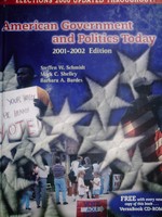 American Government & Politics Today 2001-2002 Edition (H) No CD