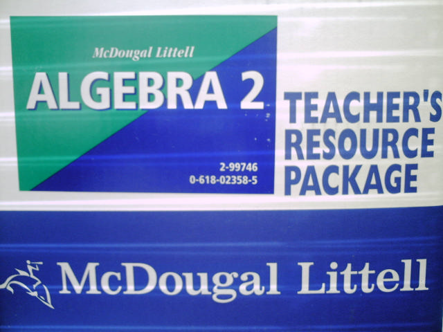 (image for) Algebra 2 Teacher's Resource Package (TE)(Pk)