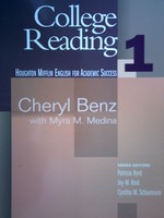 (image for) College Reading 1 (P) by Cheryl Benz & Myra Medina