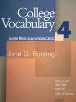 (image for) College Vocabulary 4 (P) by John D Bunting