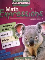 (image for) California Math Expressions 1 TG Volume 2 (CA)(TE)(Spiral)