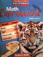 (image for) California Math Expressions 2 TG Volume 1 (CA)(TE)(Spiral)