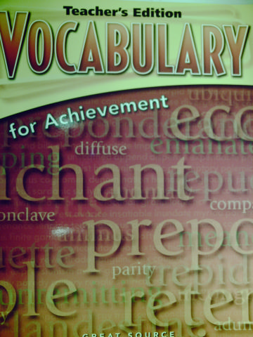 (image for) Vocabulary for Achievement 6th Course 12 TE (TE)(P)