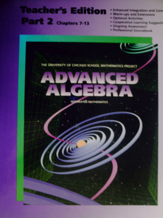 (image for) UCSMP Advanced Algebra 2e TE Part 2 Chapters 7-13 (TE)(H)
